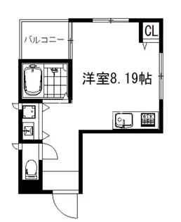 肥後町ハイツ【1階】の間取り