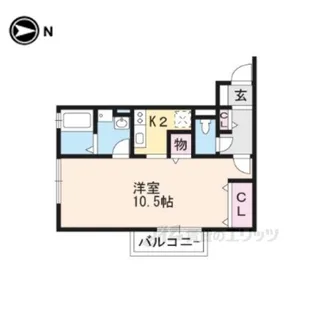 ベルコート木ノ座【2階】の間取り