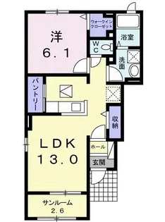 グランデミキ【1階】の間取り
