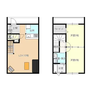 エルウッド8の間取り