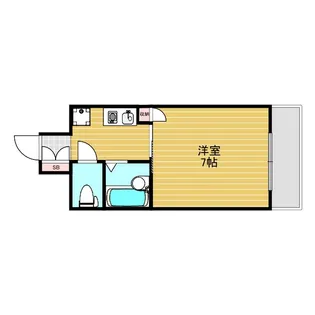 能登第2マンション【4階】の間取り