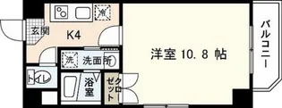 ウイング平和大通り【5階】の間取り