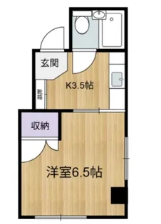 エステエビル【3階】の間取り