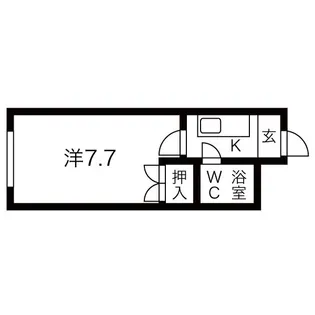 サンライズ峰【1階】の間取り