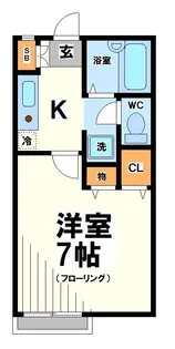ロッヂハウス【2階】の間取り