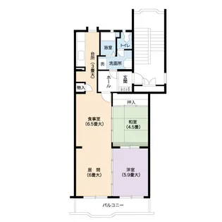 URアーバニア滝子南【3階】の間取り