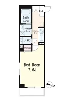 フラット梅島【1階】の間取り