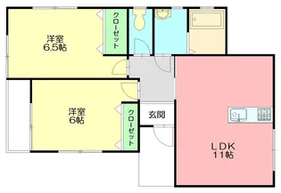 プリムローズ【1階】の間取り