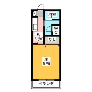 サン・friends坂下【1階】の間取り