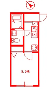 サンティエグラン横浜白楽【1階】の間取り