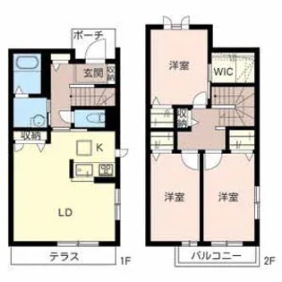 ローズコート書写の間取り