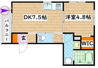 West VillageII【2階】の間取り