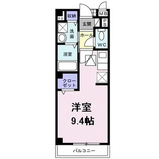 鈴蘭ハイツ【1階】の間取り