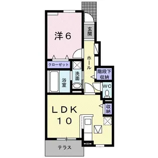 ローズタウン【1階】の間取り