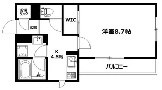 リッツ鶴ヶ峰 II【1階】の間取り