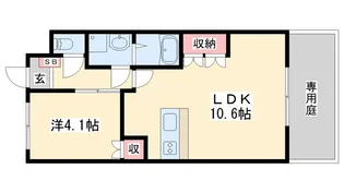 アンシャンテ【1階】の間取り