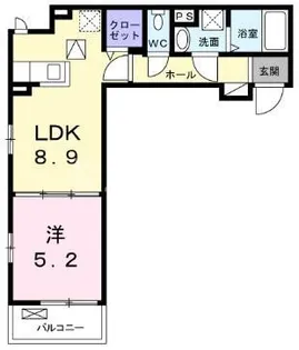 ル・リアン柏の葉II【3階】の間取り