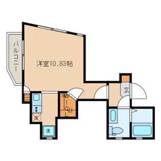 パークスデュオ吉祥寺【2階】の間取り
