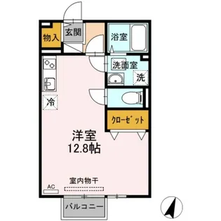 サニーハウス・横井 A棟【2階】の間取り