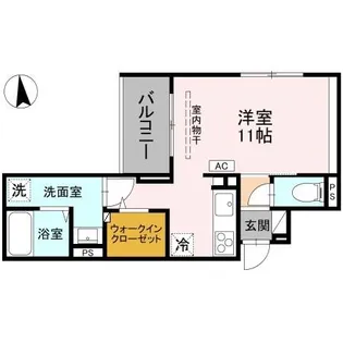 フローリッシュ【2階】の間取り