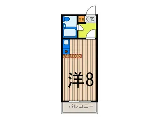 プランタン篠崎【2階】の間取り