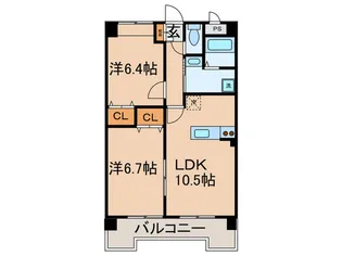 グリーンパレス東大曽根【8階】の間取り