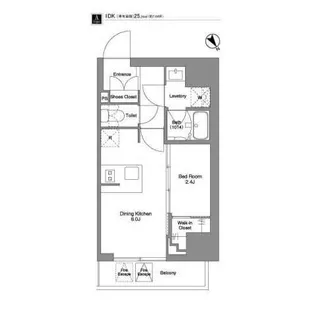 BPRレジデンス田端【2階】の間取り