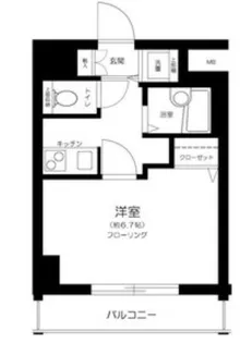 ドルチェ月島・弐番館【3階】の間取り