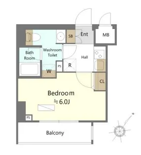 Le’a横濱ベイステージ【9階】の間取り