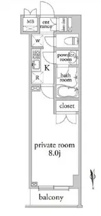 アーベイン早稲田【3階】の間取り