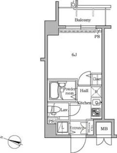 レジディア広尾II【9階】の外観