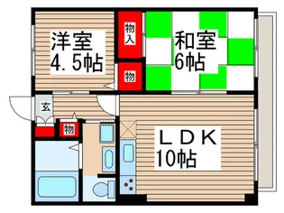 オリジン宮本【2階】の間取り