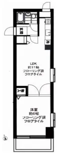 ロイヤルハイツ新宿御苑【2階】の間取り