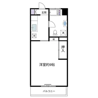 コーポ姫【1階】の間取り