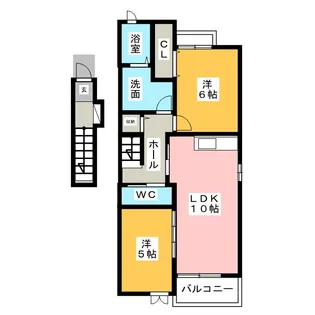 ネクストステージI II【2階】の間取り