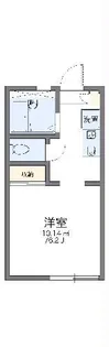 レオパレス鎌倉材木座【2階】の間取り