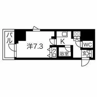 スパシエ八王子クレストタワー【3階】の間取り