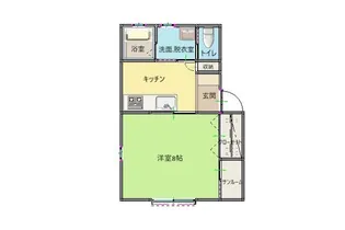 グレイス田端B棟【2階】の間取り