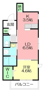 ビエント湘南【2階】の間取り