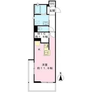 ブライトコート【1階】の間取り