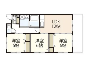 ルネス今村公園【2階】の間取り