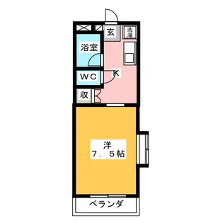 OKマンション【4階】の間取り