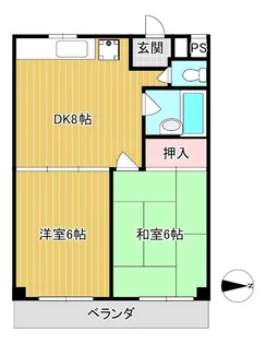 メゾンドール【3階】の間取り