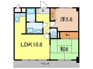 シティオ ボヌール【2階】の間取り