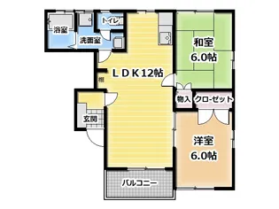 アムール前ノ原【1階】の間取り