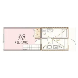 アザーレ・プラネ新百合ヶ丘【2階】の間取り