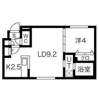 パークレジデンス円山北【3階】の間取り