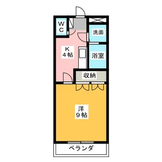 プロニティー中央【2階】の間取り