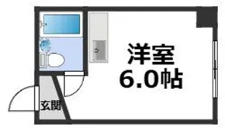 川辺ビル38【1階】の間取り