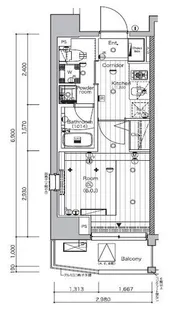 SYFORME GAKUSHUINSHITA【8階】の間取り